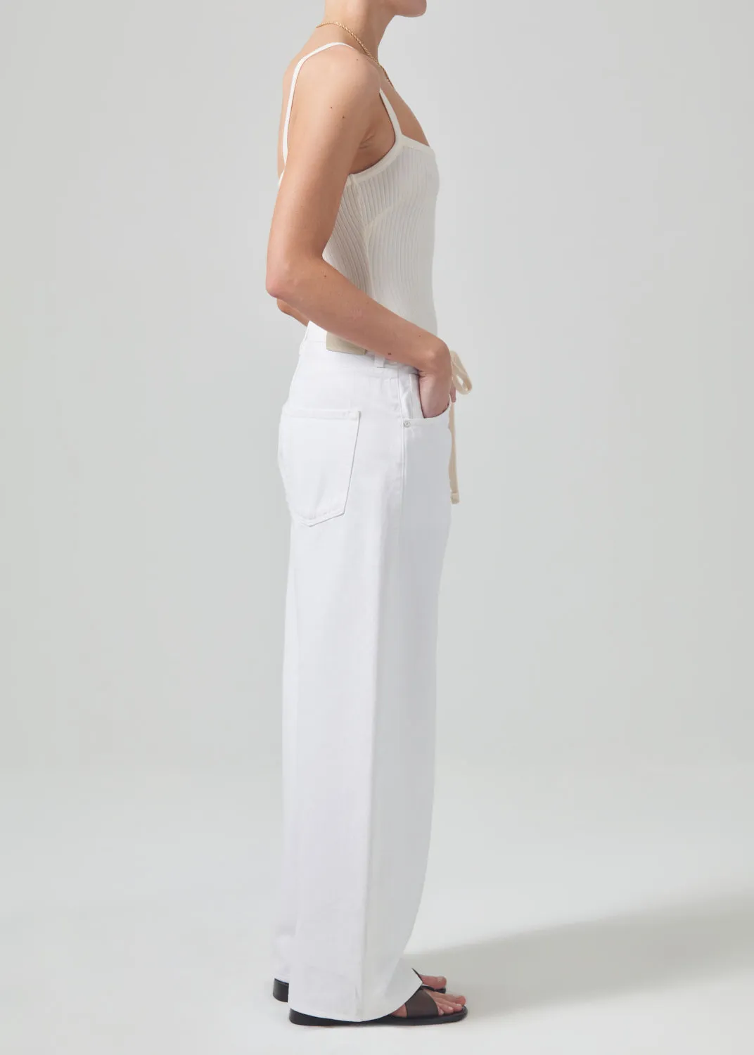 Brynn Drawstring Trouser in Tulip