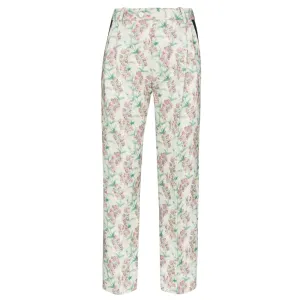 Charles Jeffrey Loverboy Green Multi Blooms Print Slim Fit Martini Trouser