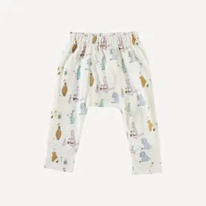 classic panda pant | coconut pooh   friends | organic cotton jersey