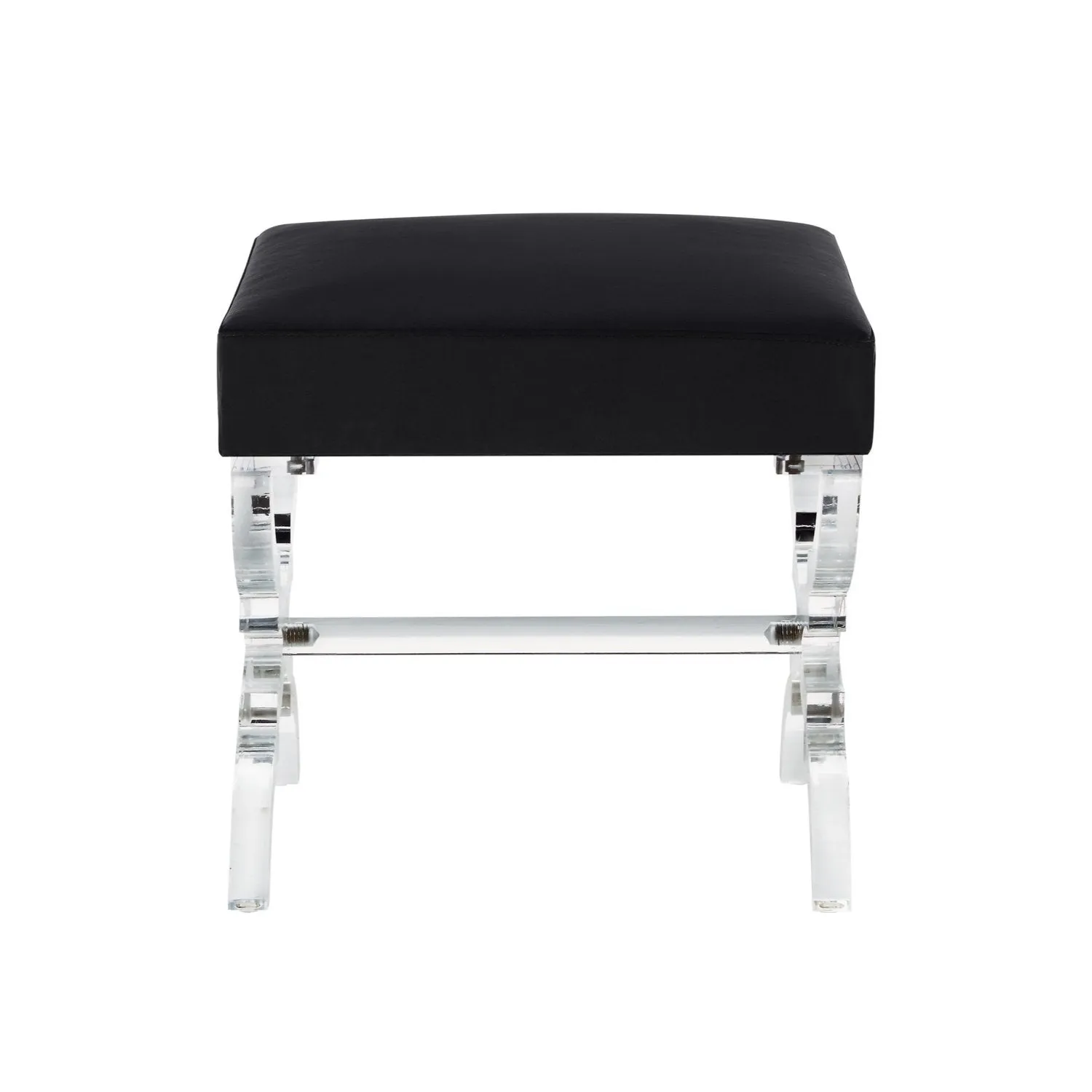 Giselle Velvet X-Leg Ottoman