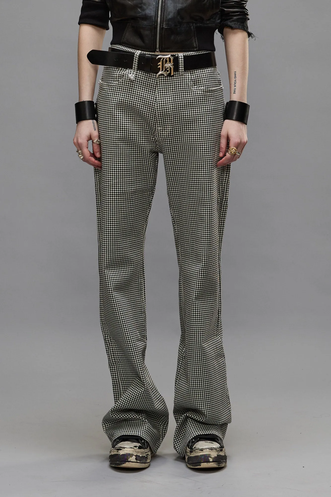 JANE JEAN - PRINTED HOUNDSTOOTH