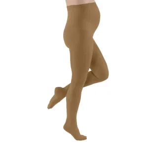 JOBST UltraSheer Compression Stockings, 8-15 mmHg, Maternity, Closed Toe, Silky Beige