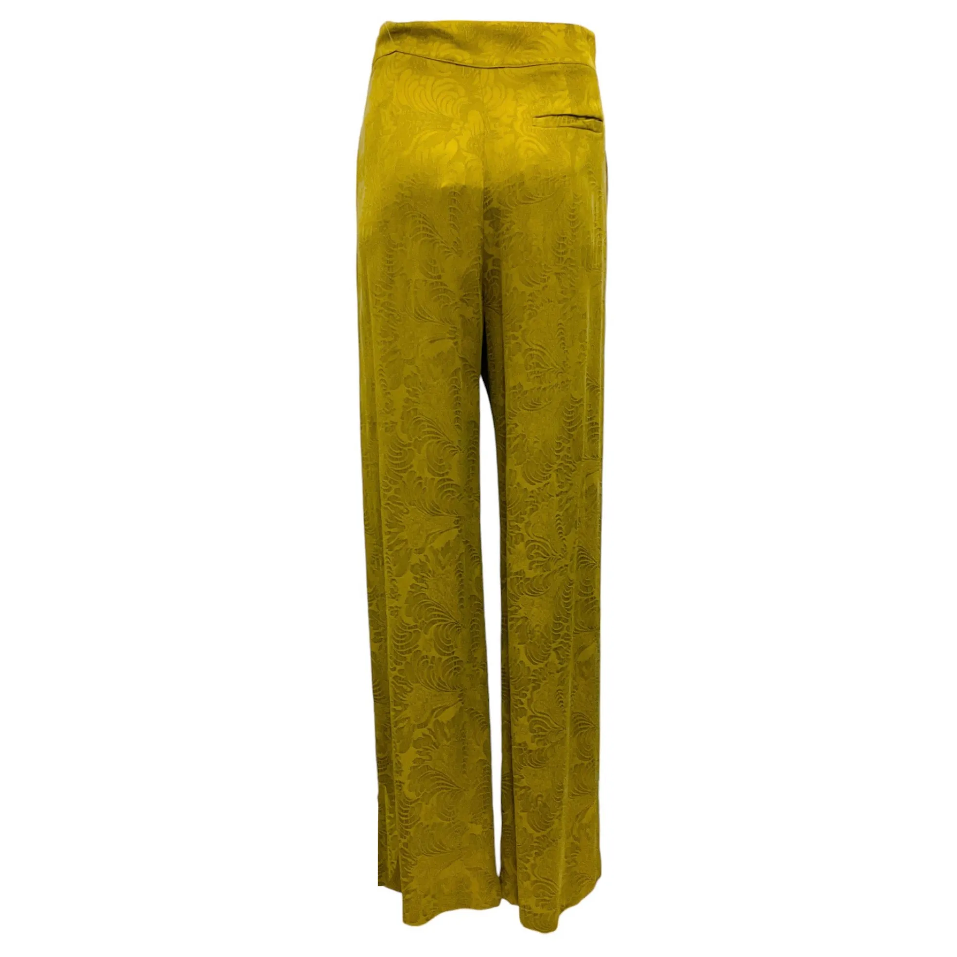 Momoni Oil Green 2023 Jacquard Pascal Pant