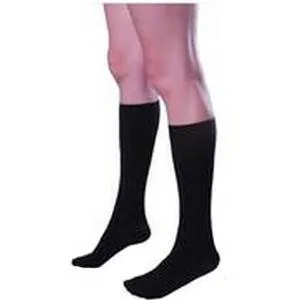 Opaque Knee-High Firm Compression Stockings Medium, Black