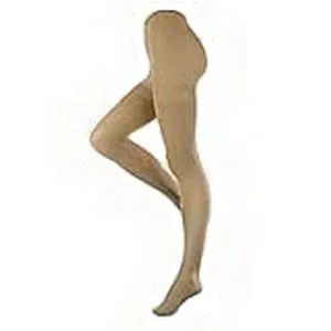 Opaque Women's Extra-Firm Compression Pantyhose Small, Silky Beige