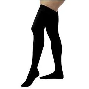 Opaque Women's Thigh-High Firm Compression Stockings X-Large, Black