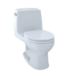 TOTO MS853113#01 Ultimate One-Piece Round Bowl 1.6 GPF Toilet, Cotton White