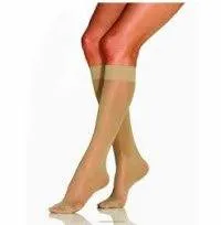 UltraSheer Knee-High Firm Compression Stockings 20-30mmHg Small, Natural