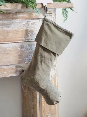 Vera Velvet Cypress Stocking