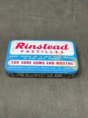 Vintage Rinsteads Pastilles Tin